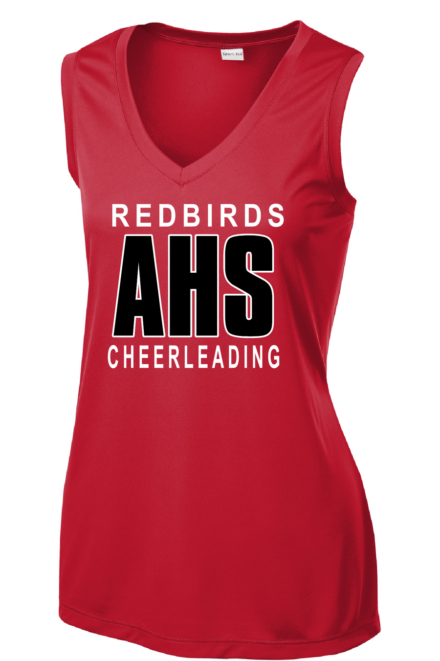 AHS Cheer - Sport-Tek® Ladies Sleeveless PosiCharge® Competitor™ V-Neck Tee