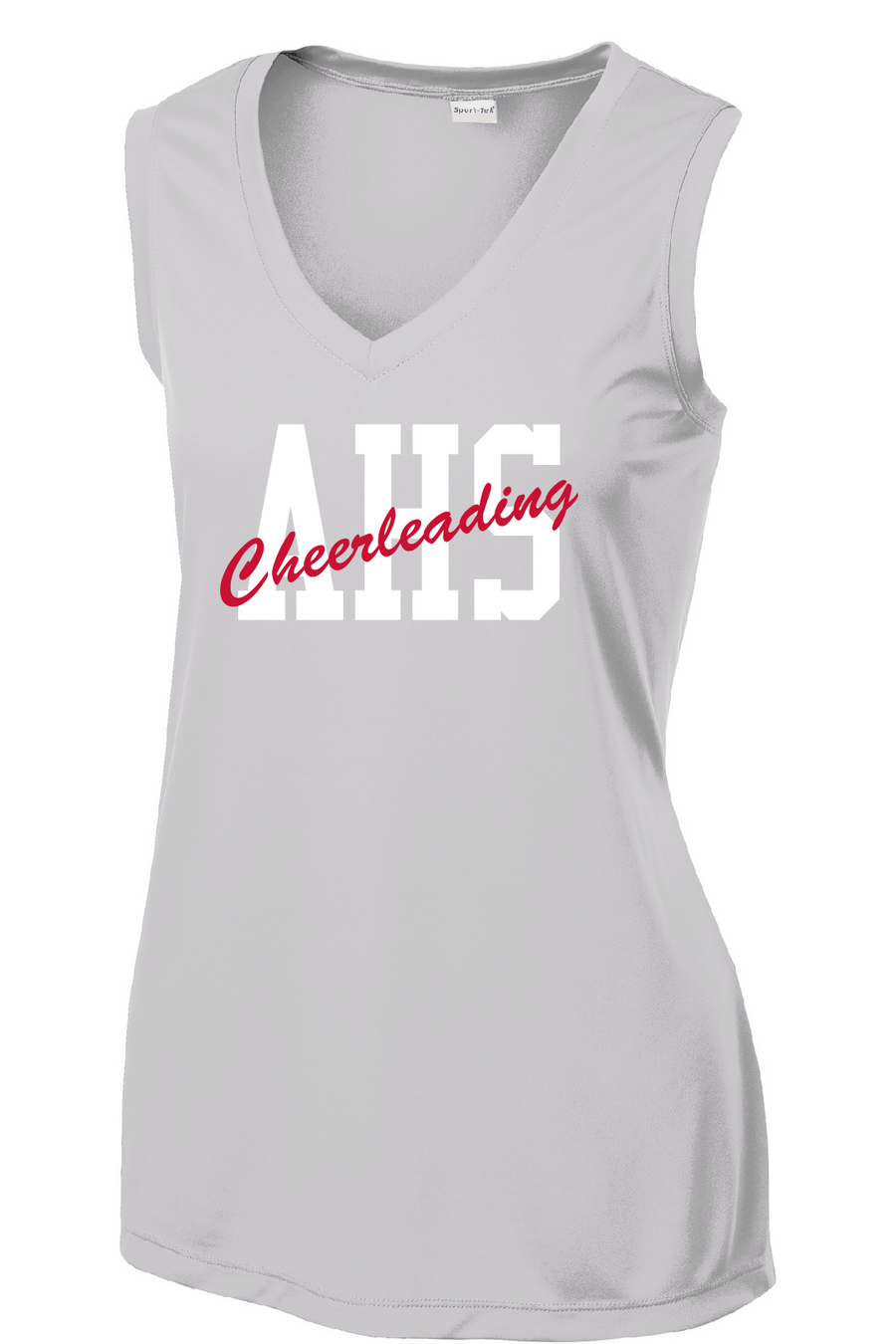 AHS Cheer - Sport-Tek® Ladies Sleeveless PosiCharge® Competitor™ V-Neck Tee