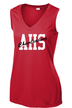 AHS Cheer - Sport-Tek® Ladies Sleeveless PosiCharge® Competitor™ V-Neck Tee