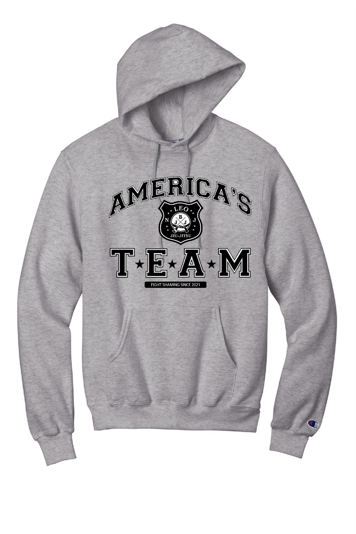 NJLEO - Champion Powerblend Hooded Sweatshirt (AMERICA'S TEAM / KILL YOUR EGO)