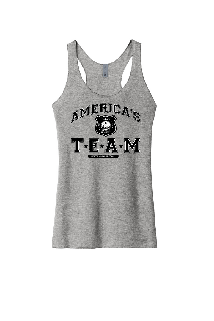 NJLEO- Women's Racerback Tank Top (AMERICA'S TEAM / KILL YOUR EGO)