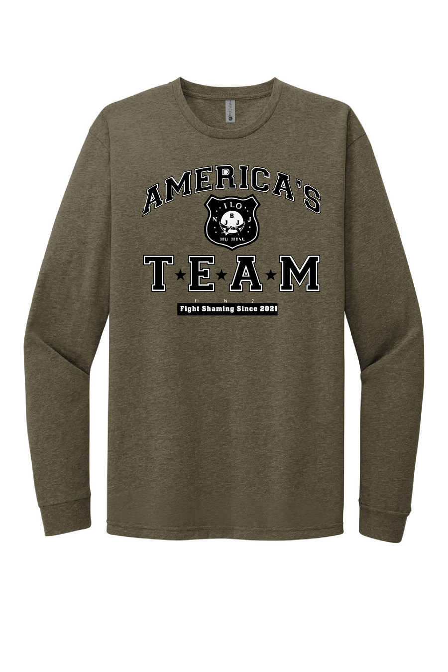 NJLEO - Next Level CVC Long Sleeve T-Shirt (AMERICA'S TEAM / KILL YOUR EGO)