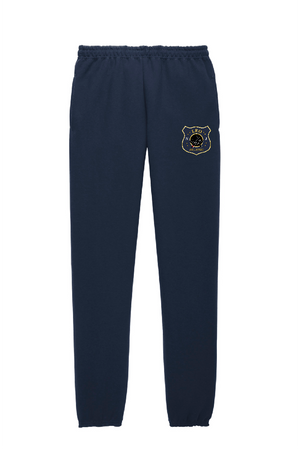 NJLEO - Champion - Powerblend® Sweatpants with Pockets (Navy Blue JJ Logo)