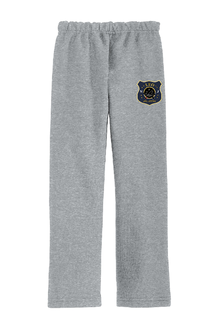 NJLEO - Sport-Tek® Open Bottom Sweatpant (Navy Blue JJ Logo)