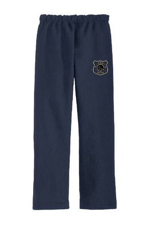 NJLEO - Sport-Tek® Open Bottom Sweatpant (Navy Blue JJ Logo)