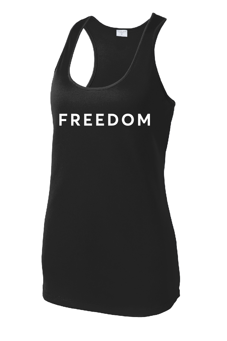 FREEDOM (CJK) - Sport-Tek® Women's PosiCharge® Competitor™ Racerback Tank