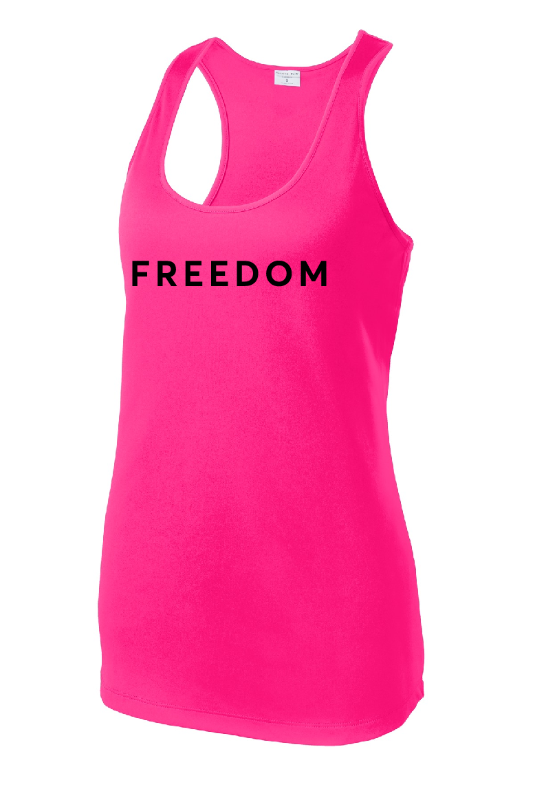 FREEDOM (CJK) - Sport-Tek® Women's PosiCharge® Competitor™ Racerback Tank