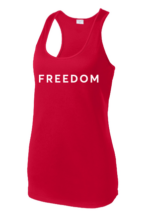 FREEDOM (CJK) - Sport-Tek® Women's PosiCharge® Competitor™ Racerback Tank