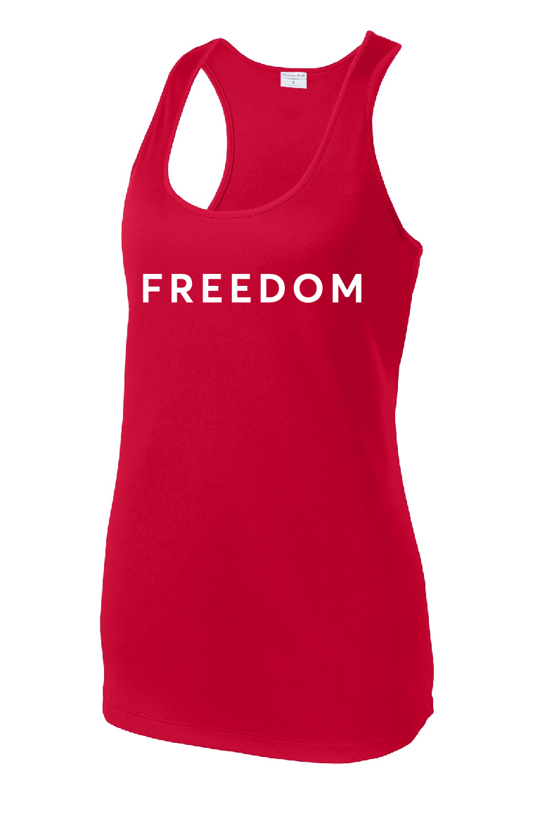 FREEDOM (CJK) - Sport-Tek® Women's PosiCharge® Competitor™ Racerback Tank