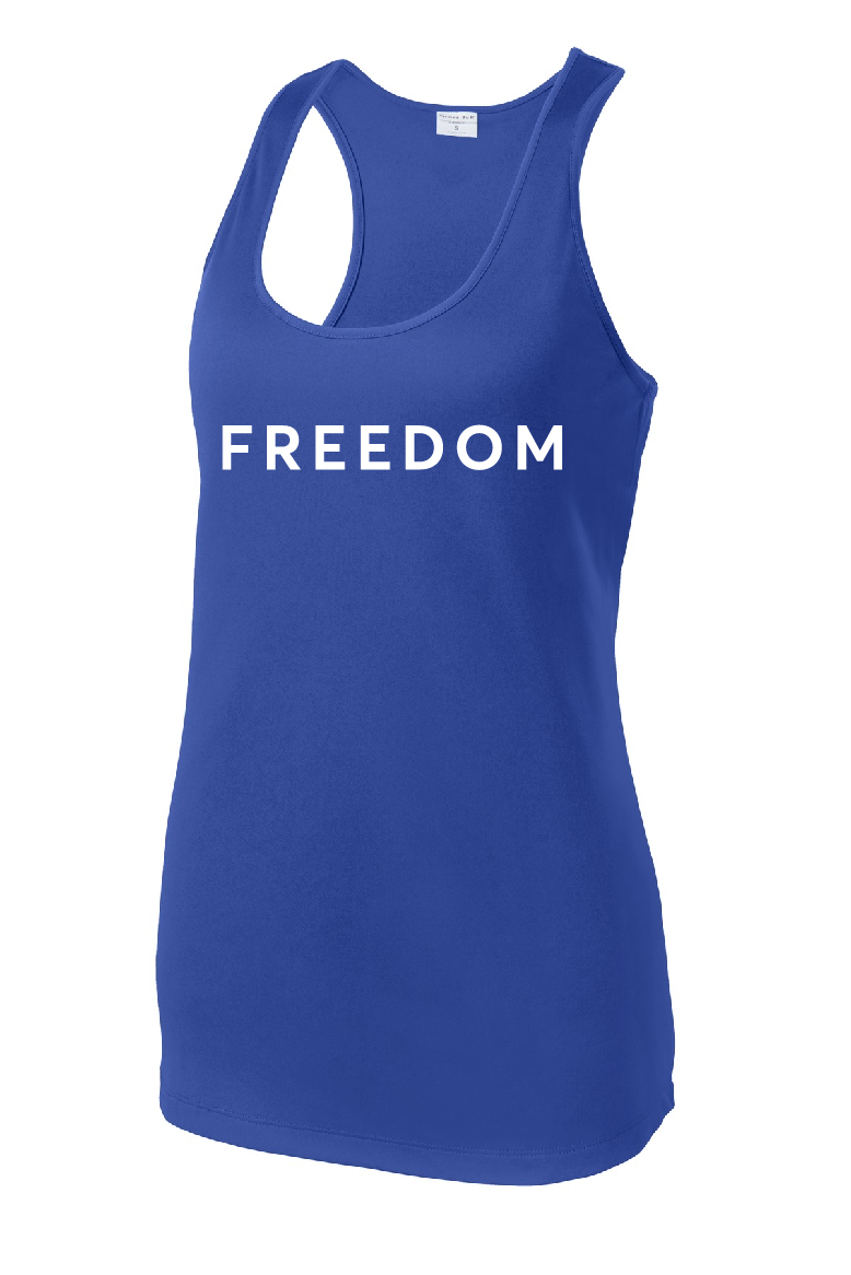 FREEDOM (CJK) - Sport-Tek® Women's PosiCharge® Competitor™ Racerback Tank