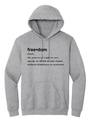 FREEDOM (CJK) - Gildan® Heavy Blend™ Hooded Sweatshirt (DEFINITION OF FREEDOM)