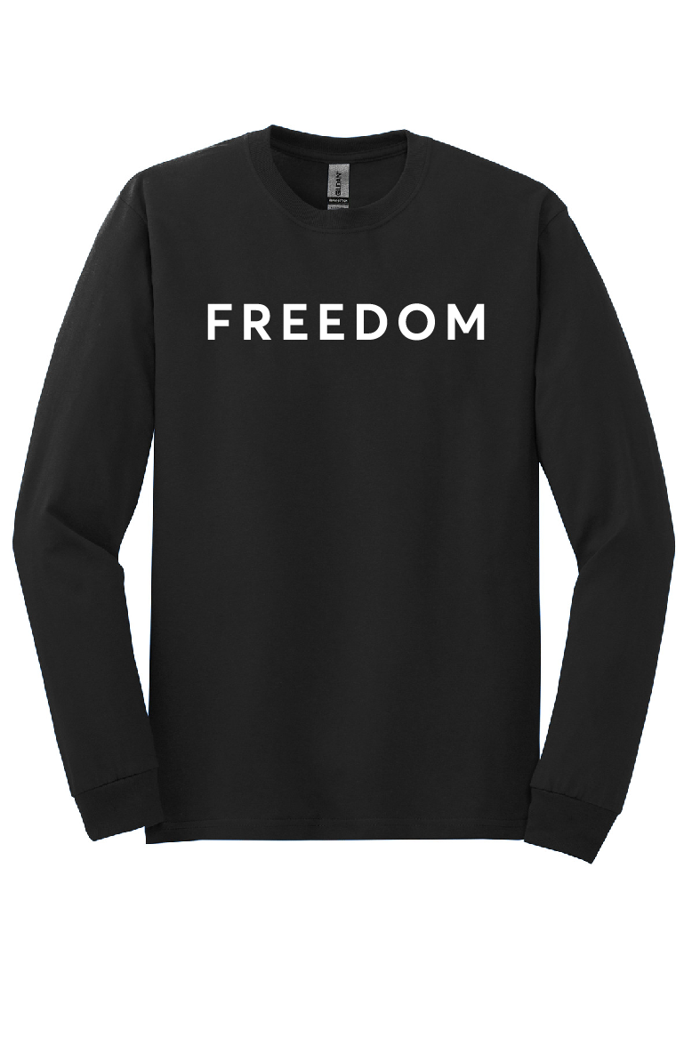 FREEDOM (CJK) - Gildan® Heavy Cotton™ 100% Cotton Long Sleeve T-Shirt