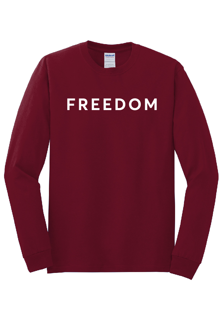 FREEDOM (CJK) - Gildan® Heavy Cotton™ 100% Cotton Long Sleeve T-Shirt
