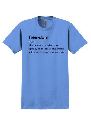 FREEDOM (CJK) - Gildan® Heavy Cotton™ 100% Cotton T-Shirt  (DEFINITION OF FREEDOM)