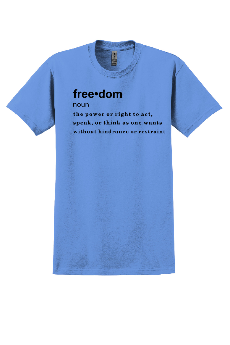FREEDOM (CJK) - Gildan® Heavy Cotton™ 100% Cotton T-Shirt  (DEFINITION OF FREEDOM)