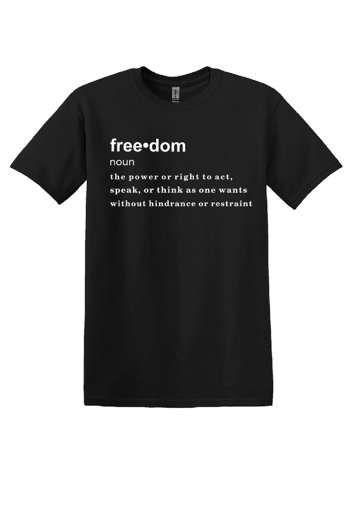 FREEDOM (CJK) - Gildan® Heavy Cotton™ 100% Cotton T-Shirt  (DEFINITION OF FREEDOM)