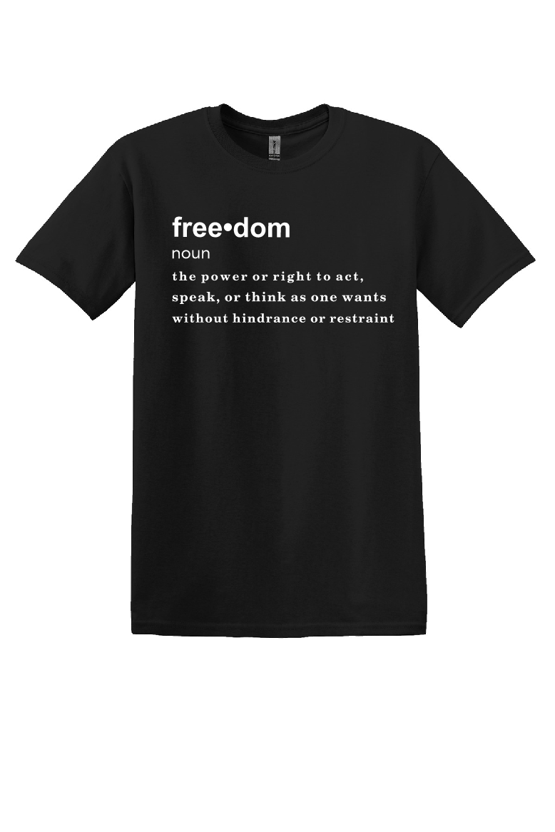 FREEDOM (CJK) - Gildan® Heavy Cotton™ 100% Cotton T-Shirt  (DEFINITION OF FREEDOM)