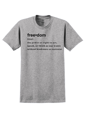 FREEDOM (CJK) - Gildan® Heavy Cotton™ 100% Cotton T-Shirt  (DEFINITION OF FREEDOM)
