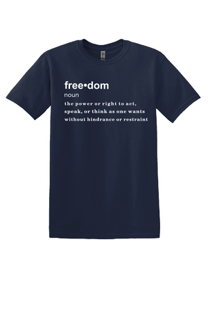 FREEDOM (CJK) - Gildan® Heavy Cotton™ 100% Cotton T-Shirt  (DEFINITION OF FREEDOM)