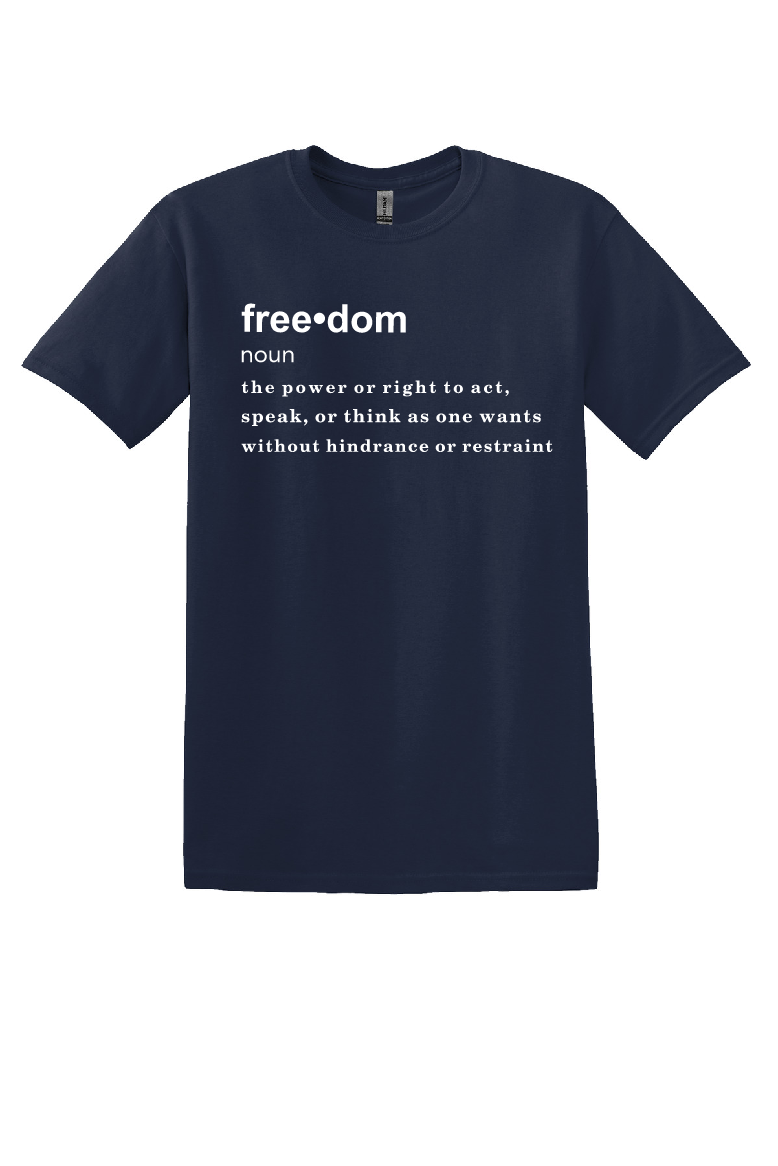 FREEDOM (CJK) - Gildan® Heavy Cotton™ 100% Cotton T-Shirt  (DEFINITION OF FREEDOM)