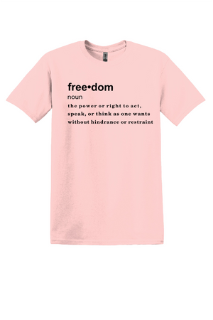 FREEDOM (CJK) - Gildan® Heavy Cotton™ 100% Cotton T-Shirt  (DEFINITION OF FREEDOM)