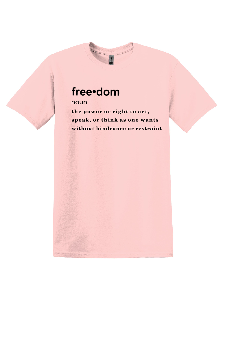 FREEDOM (CJK) - Gildan® Heavy Cotton™ 100% Cotton T-Shirt  (DEFINITION OF FREEDOM)