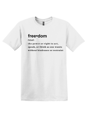 FREEDOM (CJK) - Gildan® Heavy Cotton™ 100% Cotton T-Shirt  (DEFINITION OF FREEDOM)