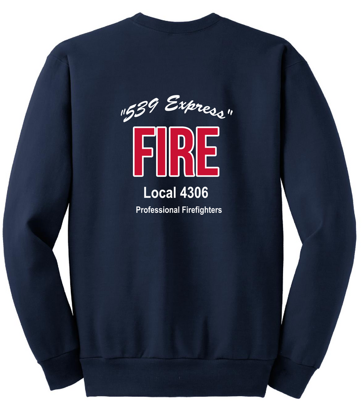 UFFD - IAFF LOCAL 4306 - Hanes® - EcoSmart® Crewneck Sweatshirt