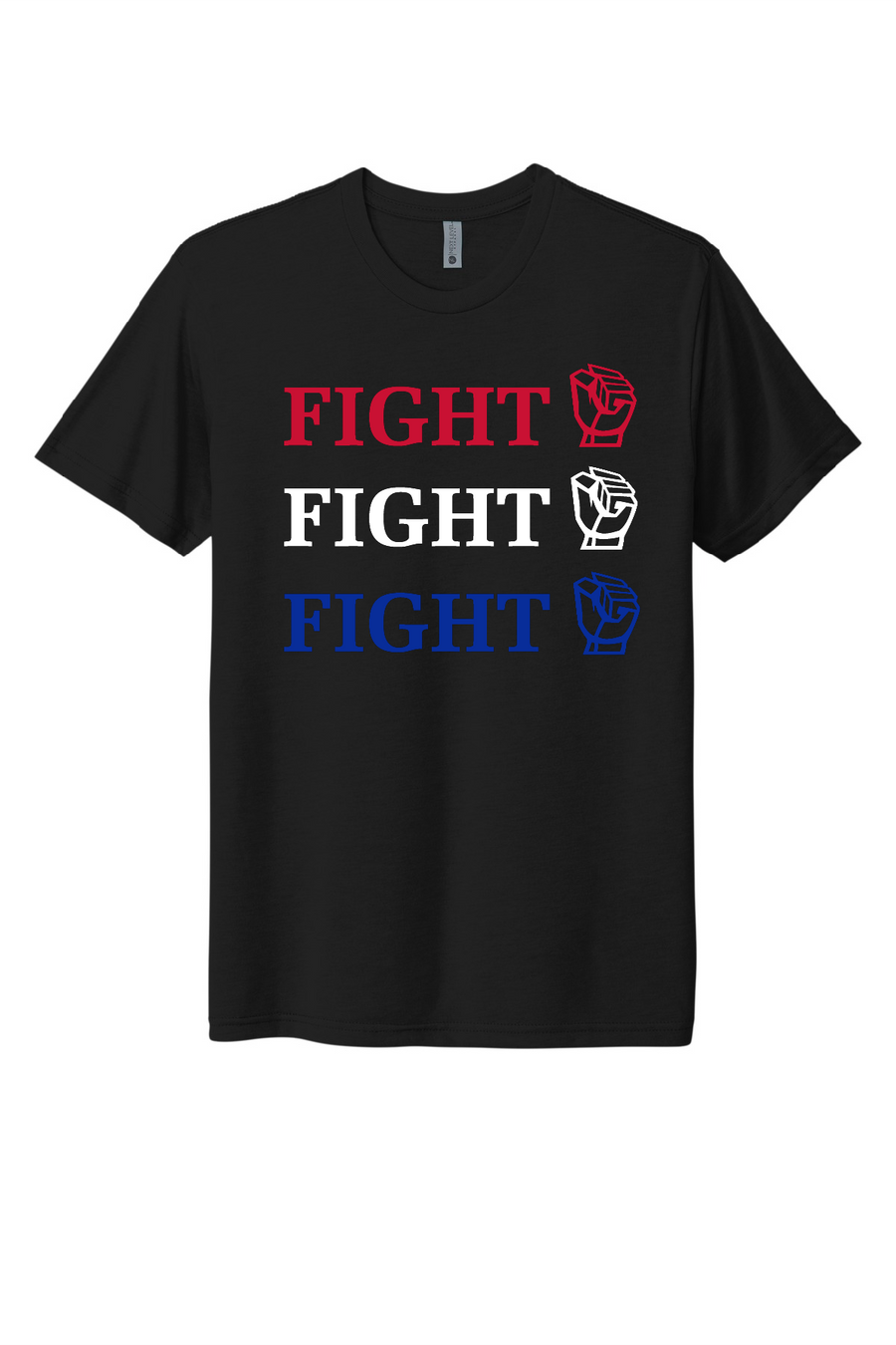 TRUMP - FIGHT FIGHT FIGHT - USA-Made Jersey Tee