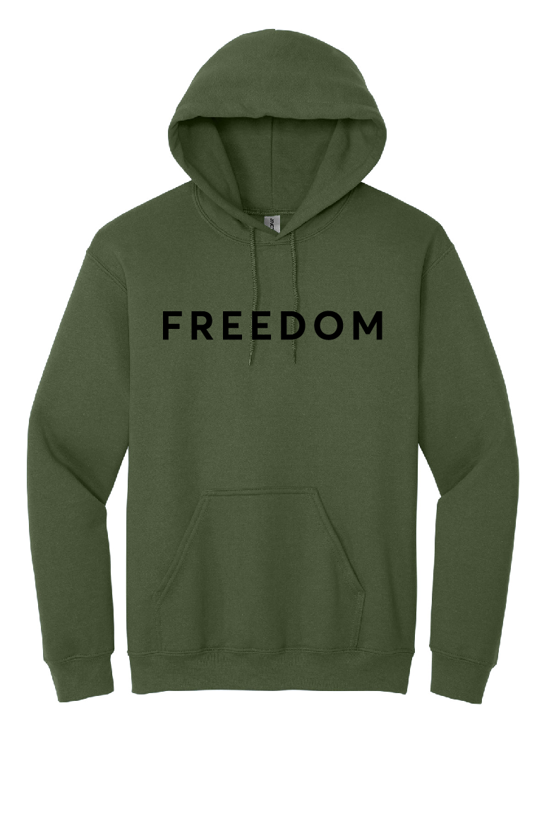 FREEDOM (CJK) - Gildan® Heavy Blend™ Hooded Sweatshirt