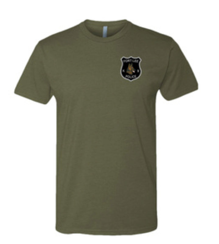 Fort Lee PBA #245 - Next Level CVC T-Shirt (K-9)