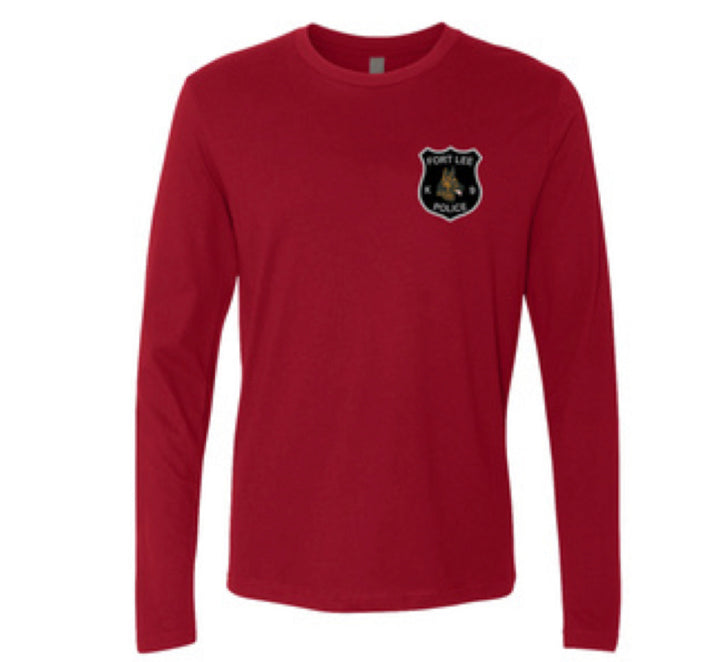 Fort Lee PBA #245 - Next Level CVC Long Sleeve T-Shirt (K-9)