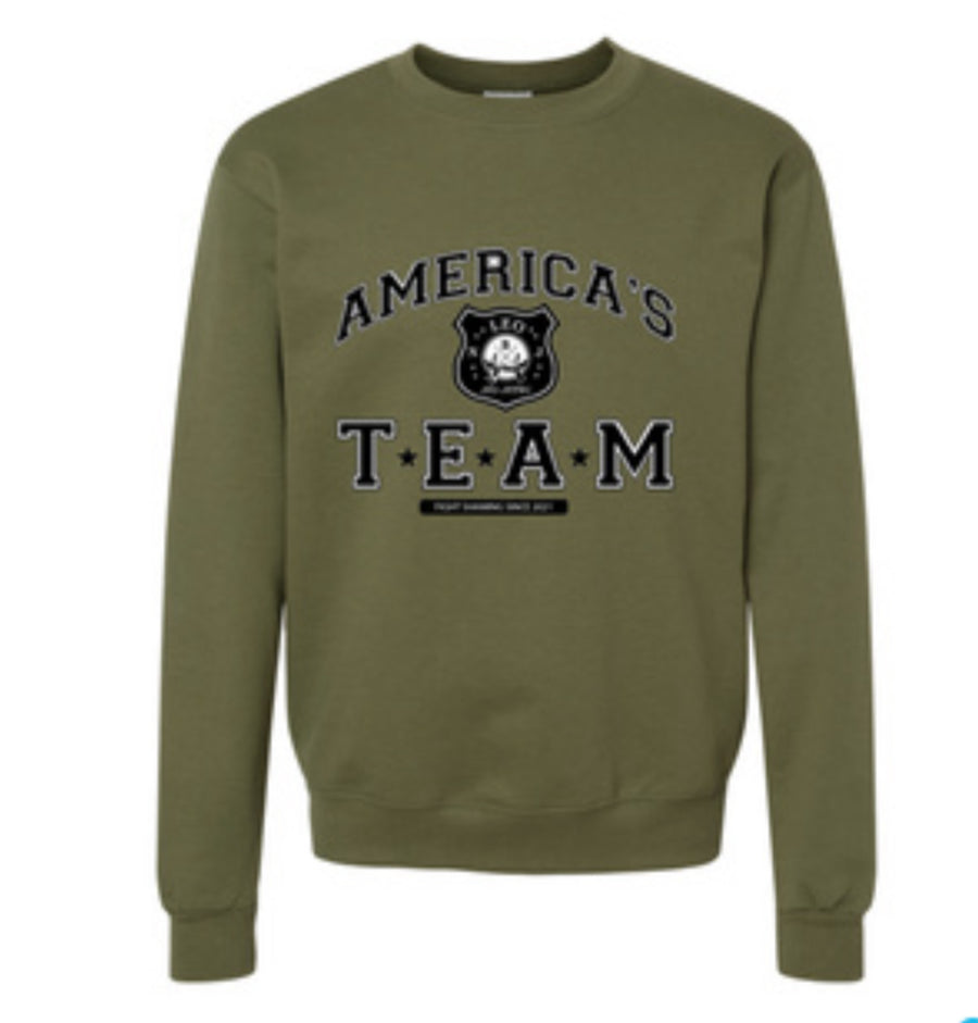 NJLEO - Champion Powerblend Crewneck Sweatshirt (AMERICA'S TEAM / KILL YOUR EGO)