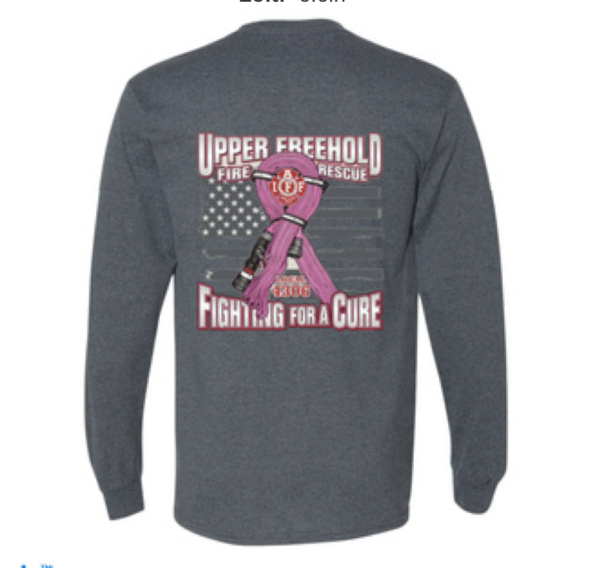 UFFD - BREAST CANCER AWARENESS - Gildan® - DryBlend® 50 Cotton/50 Poly Long Sleeve T-Shirt