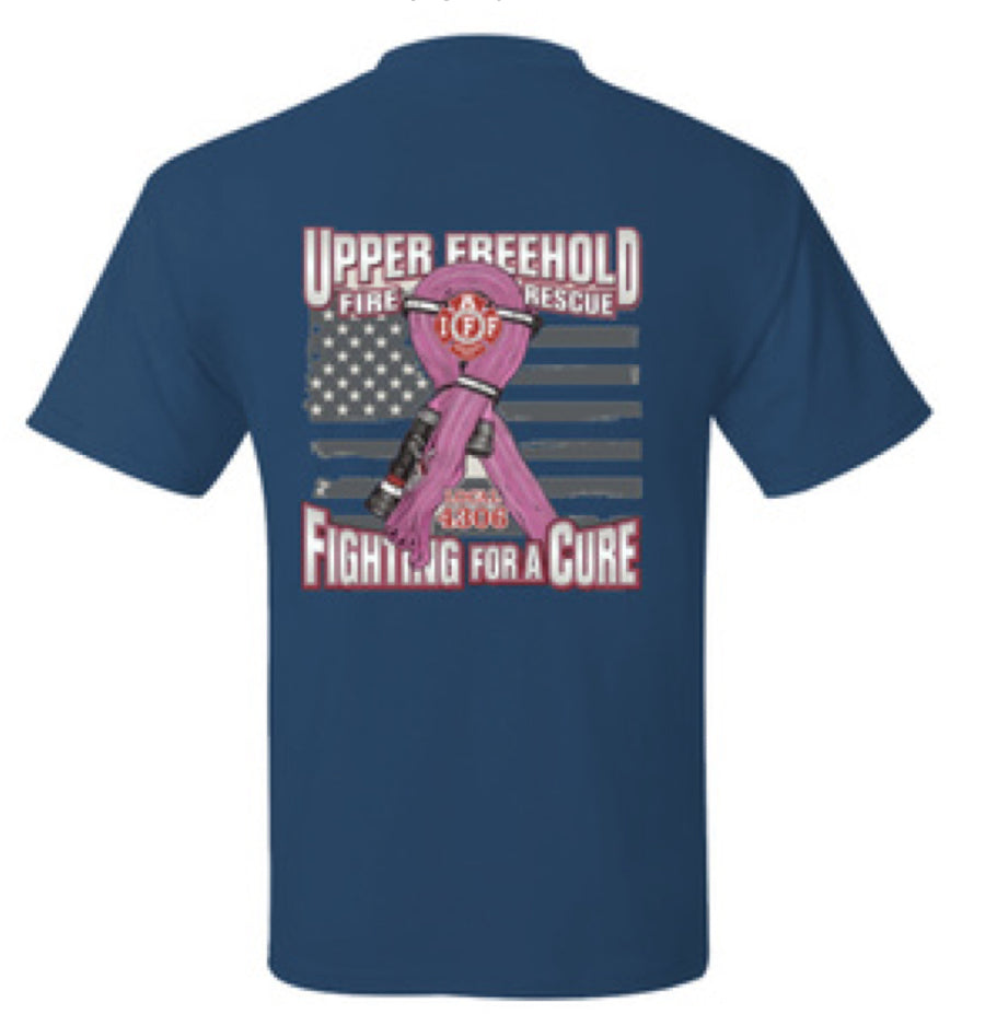 UFFD - BREAST CANCER AWARENESS- Hanes® - EcoSmart® 50/50 Cotton/Poly T-Shirt