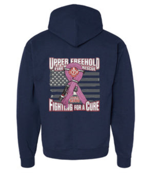 UFFD - BREAST CANCER AWARENESS - Hanes® EcoSmart® - Pullover Hooded Sweatshirt