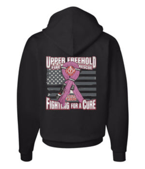 UFFD - BREAST CANCER AWARENESS - Hanes® EcoSmart® - Pullover Hooded Sweatshirt