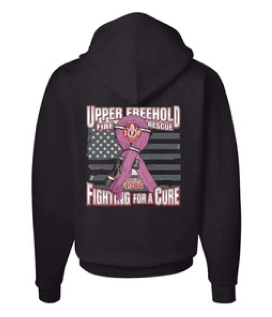 UFFD - BREAST CANCER AWARENESS - Hanes® EcoSmart® - Pullover Hooded Sweatshirt