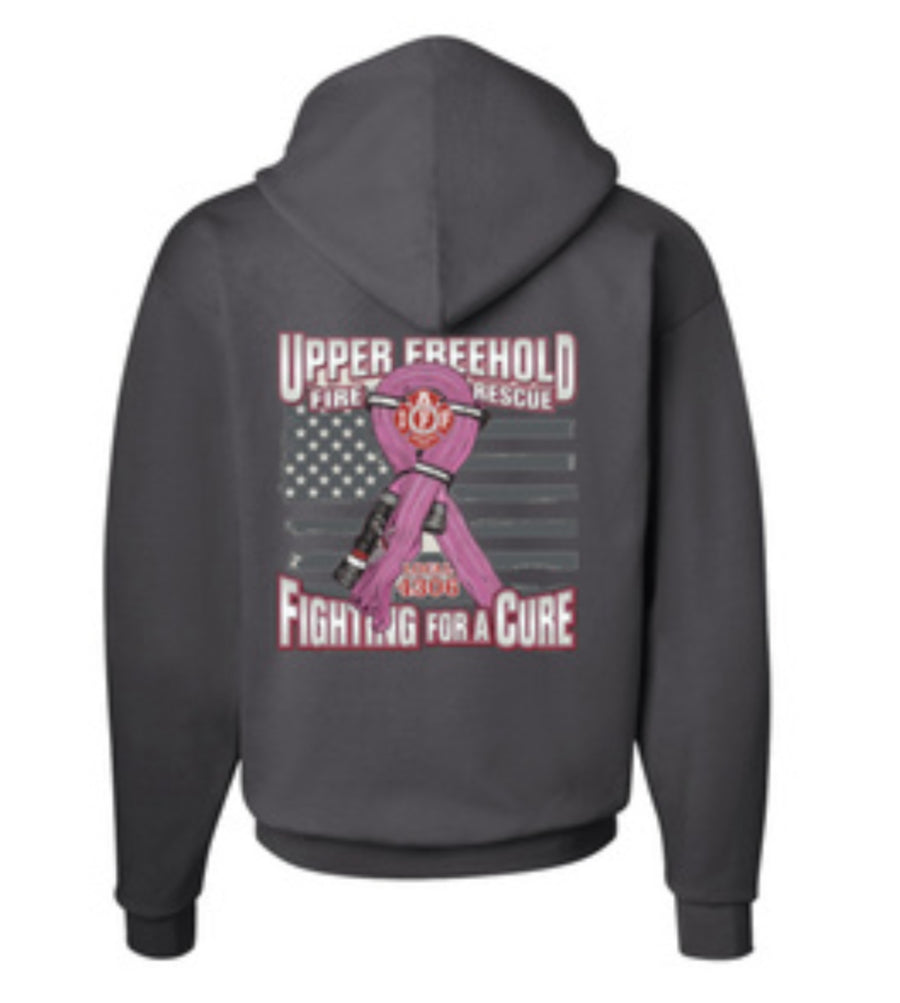 UFFD - BREAST CANCER AWARENESS - Hanes® EcoSmart® - Pullover Hooded Sweatshirt