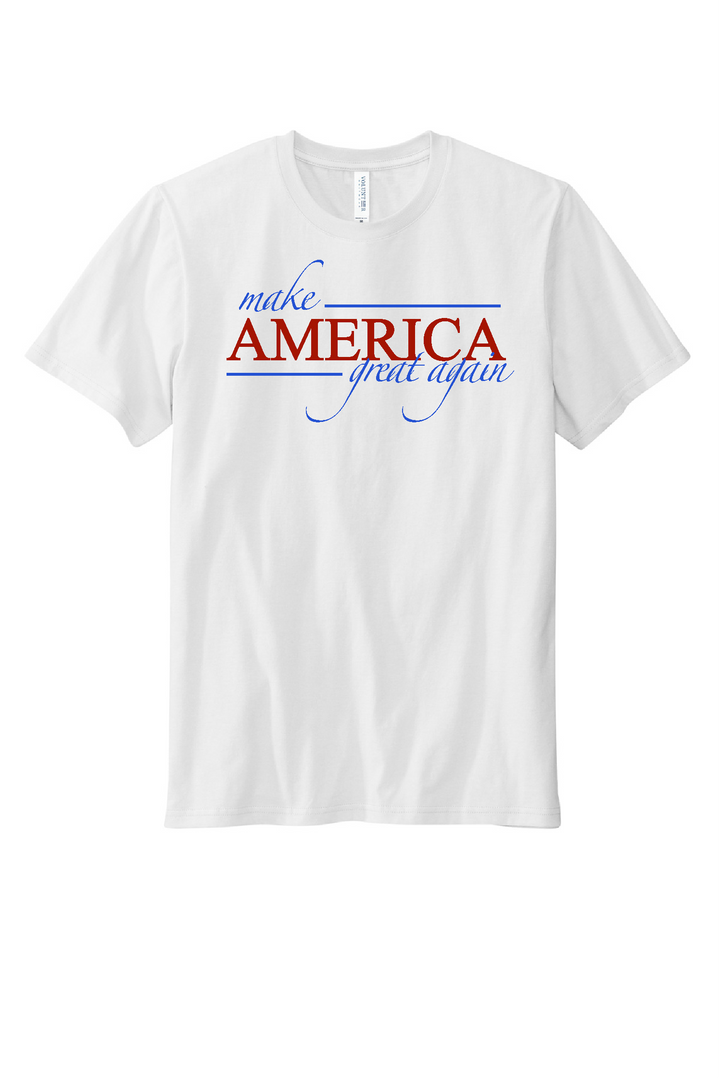 TRUMP  -  Make America Great Again - USA-Made Jersey Tee