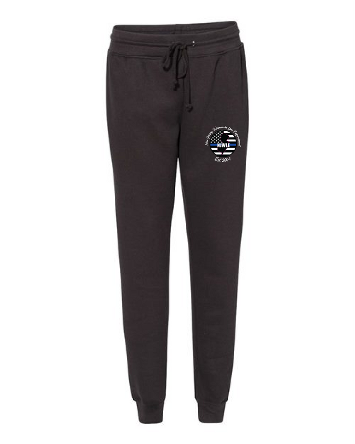 NJWLE - Badger - Women’s Sport Athletic Fleece Joggers (EMBROIDERED logo)