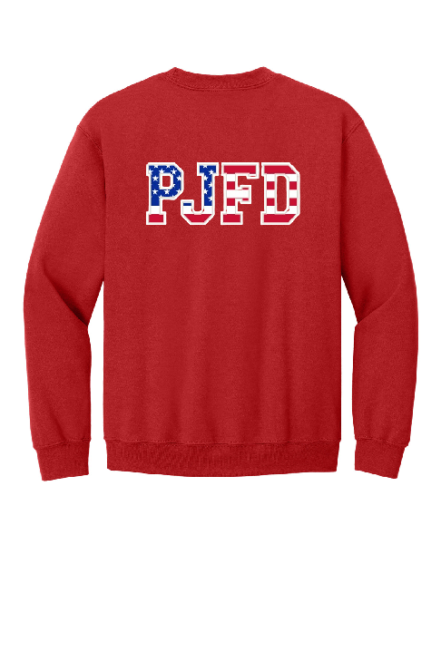 PJFD - Gildan® DryBlend® Crewneck Sweatshirt (PJFD flag)