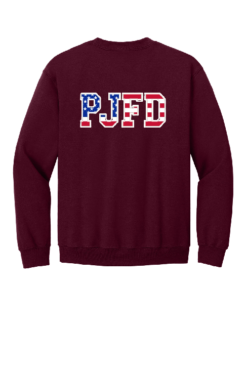 PJFD - Gildan® DryBlend® Crewneck Sweatshirt (PJFD flag)