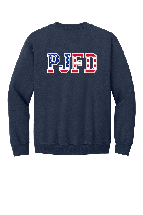 PJFD - Gildan® DryBlend® Crewneck Sweatshirt (PJFD flag)