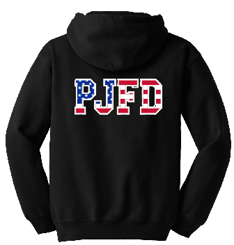 PJFD - Gildan® DryBlend® Pullover Hooded Sweatshirt (PJFD flag)