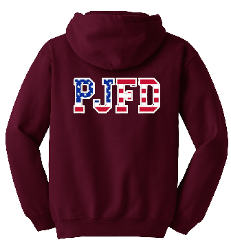 PJFD - Gildan® DryBlend® Pullover Hooded Sweatshirt (PJFD flag)