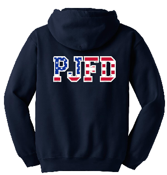 PJFD - Gildan® DryBlend® Pullover Hooded Sweatshirt (PJFD flag)