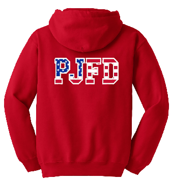 PJFD - Gildan® DryBlend® Pullover Hooded Sweatshirt (PJFD flag)