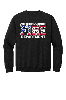 PJFD - Gildan® DryBlend® Crewneck Sweatshirt (PJFD flag with full text)