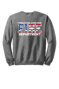 PJFD - Gildan® DryBlend® Crewneck Sweatshirt (PJFD flag with full text)